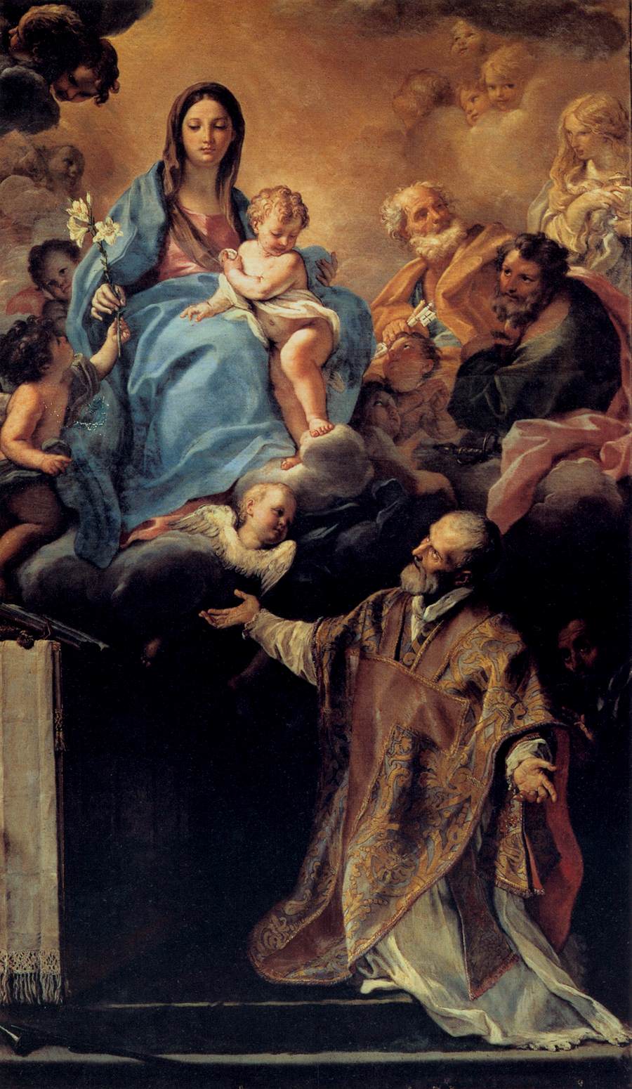 The Virgin Appearing to Saint Philip Neri