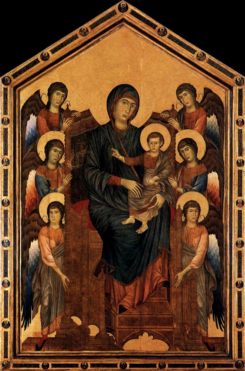 The Virgin Enthroned with Angels
