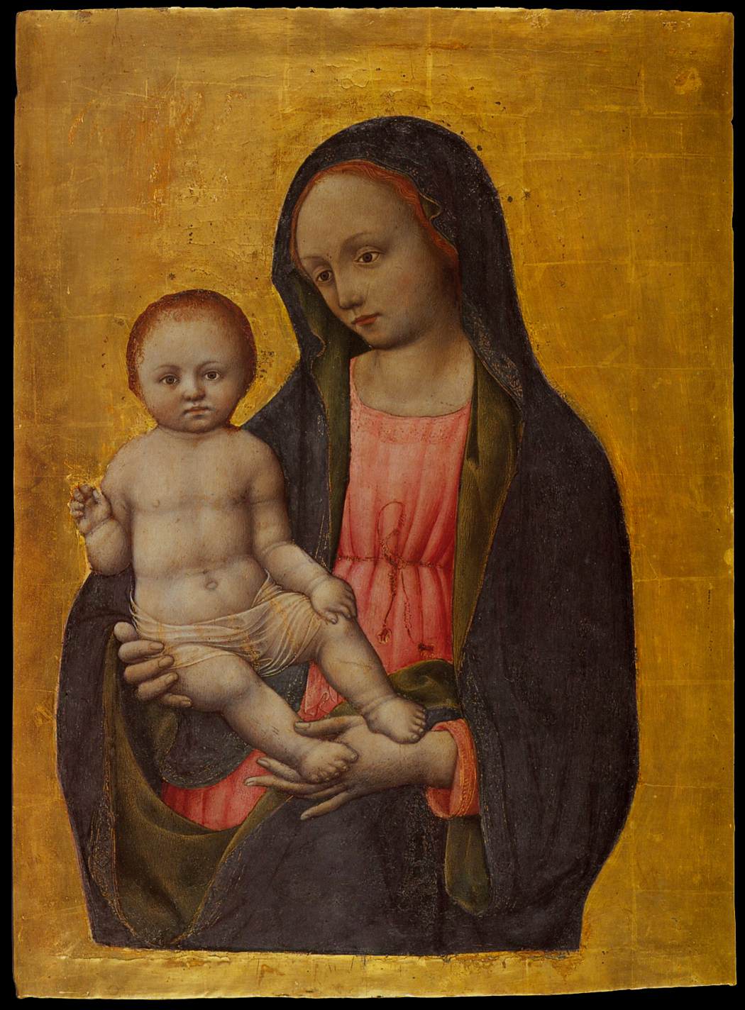 Benedizione della Vergine e del bambino