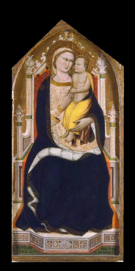 Virgin and Child Enthroned