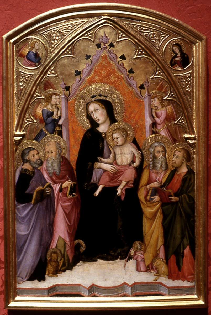 Virgin and Child with the Four Evangelists