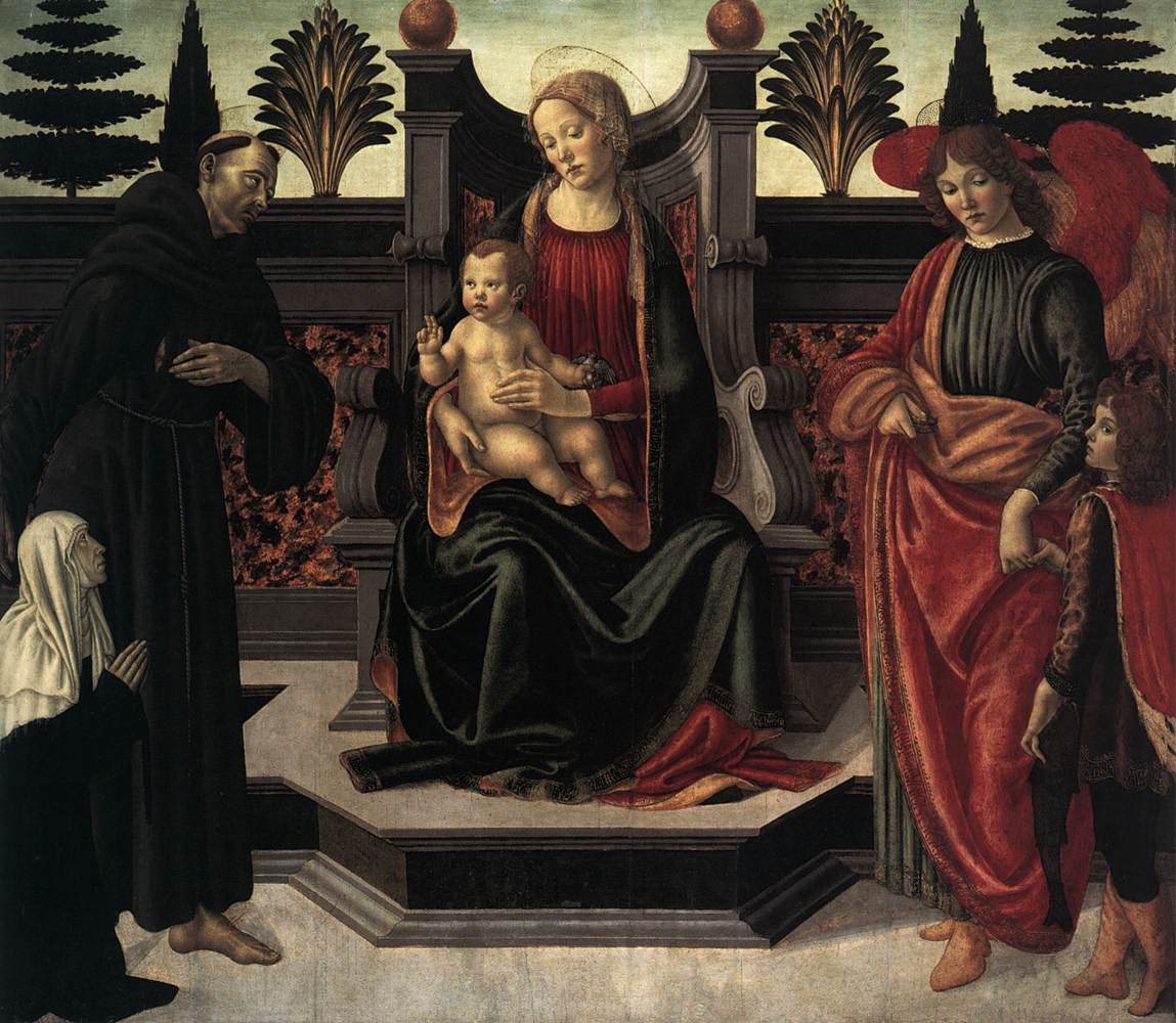 Virgin and Child Enthroned