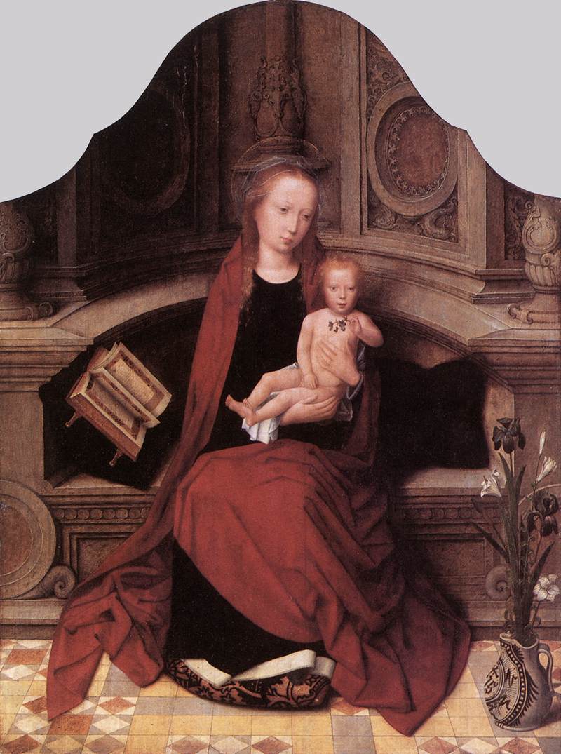 La Virgen y el Niño Entronizado