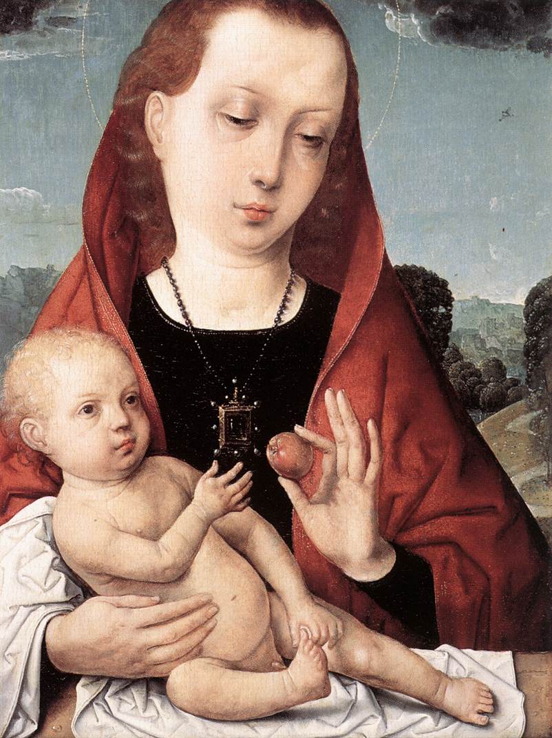 La Virgen y el Niño Ante un Paisaje