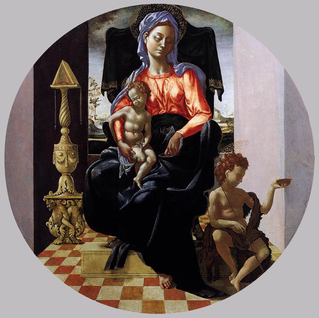 Jungfru med Kristusbarn och barnet San Juan