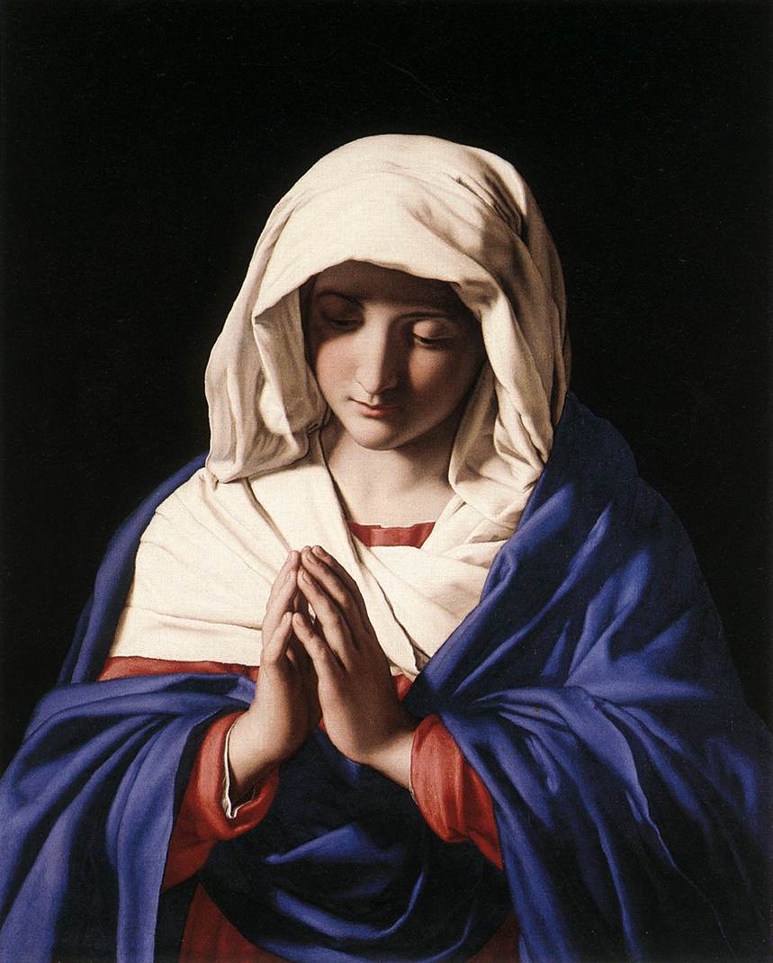 Die Jungfrau im Gebet