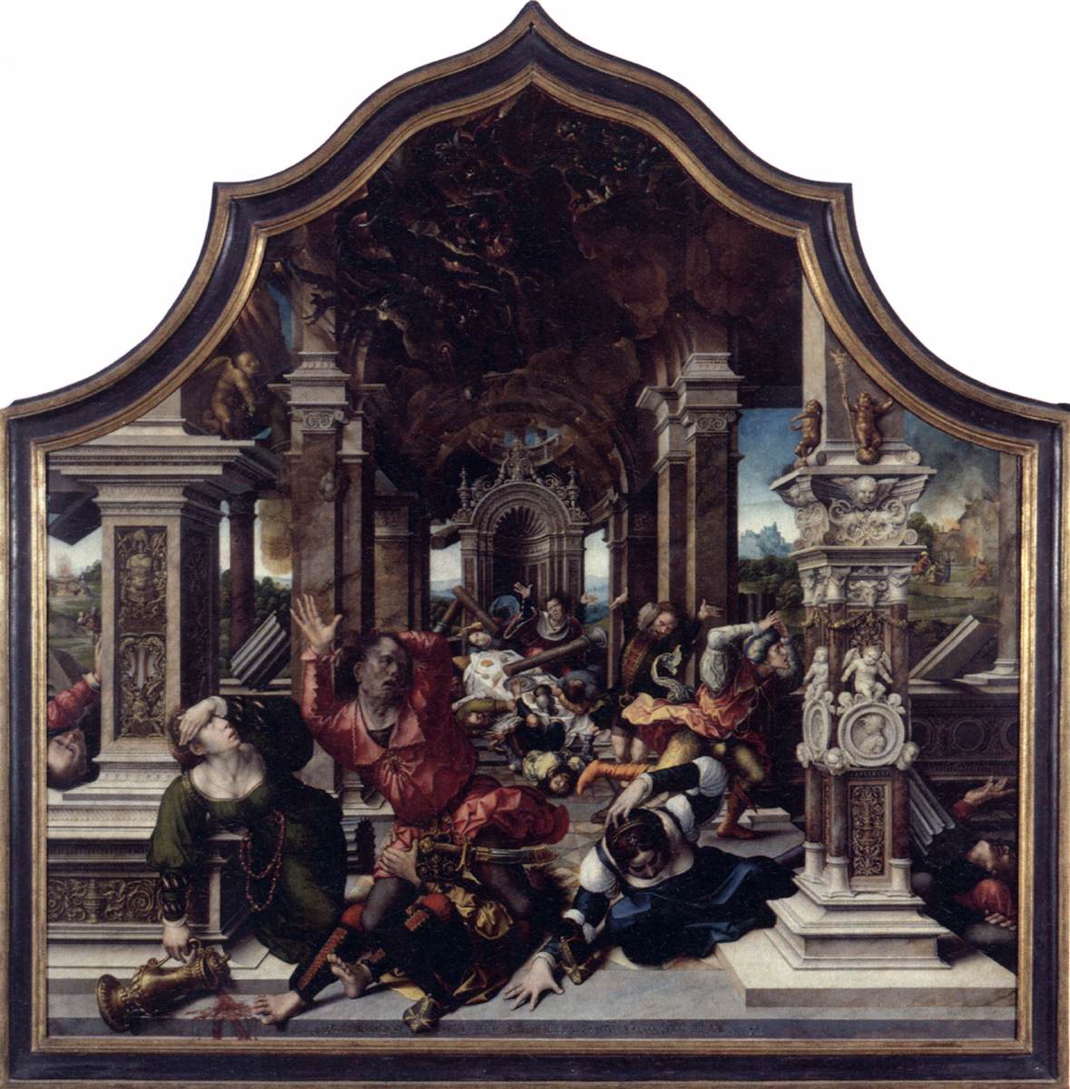 Tríptico de La Virtud de Paciencia (panel central)