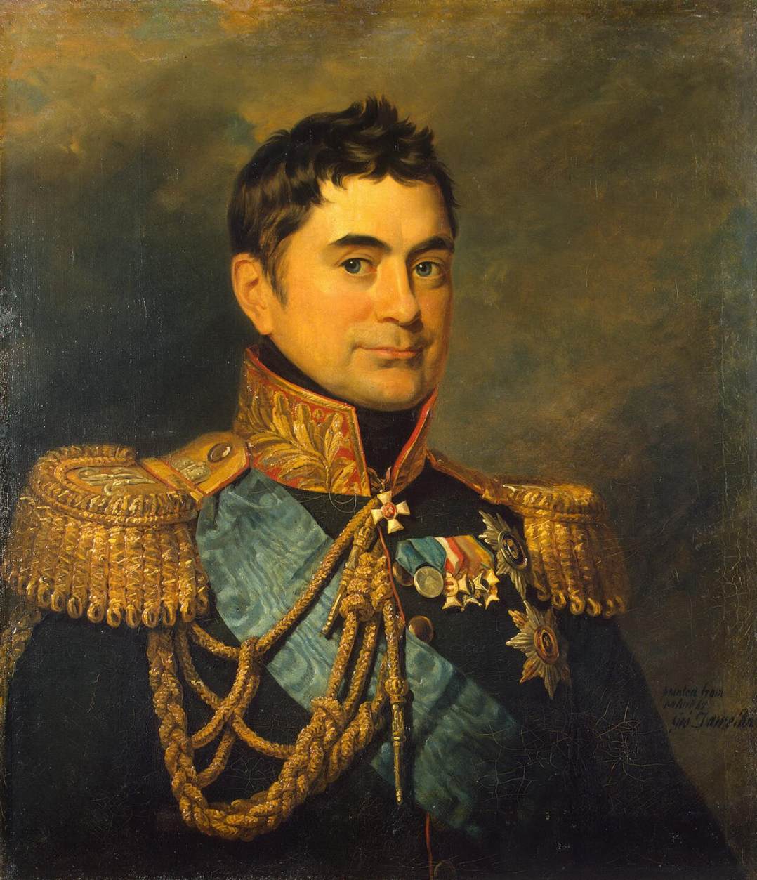 Portrait of Pyotr M Volkonsky