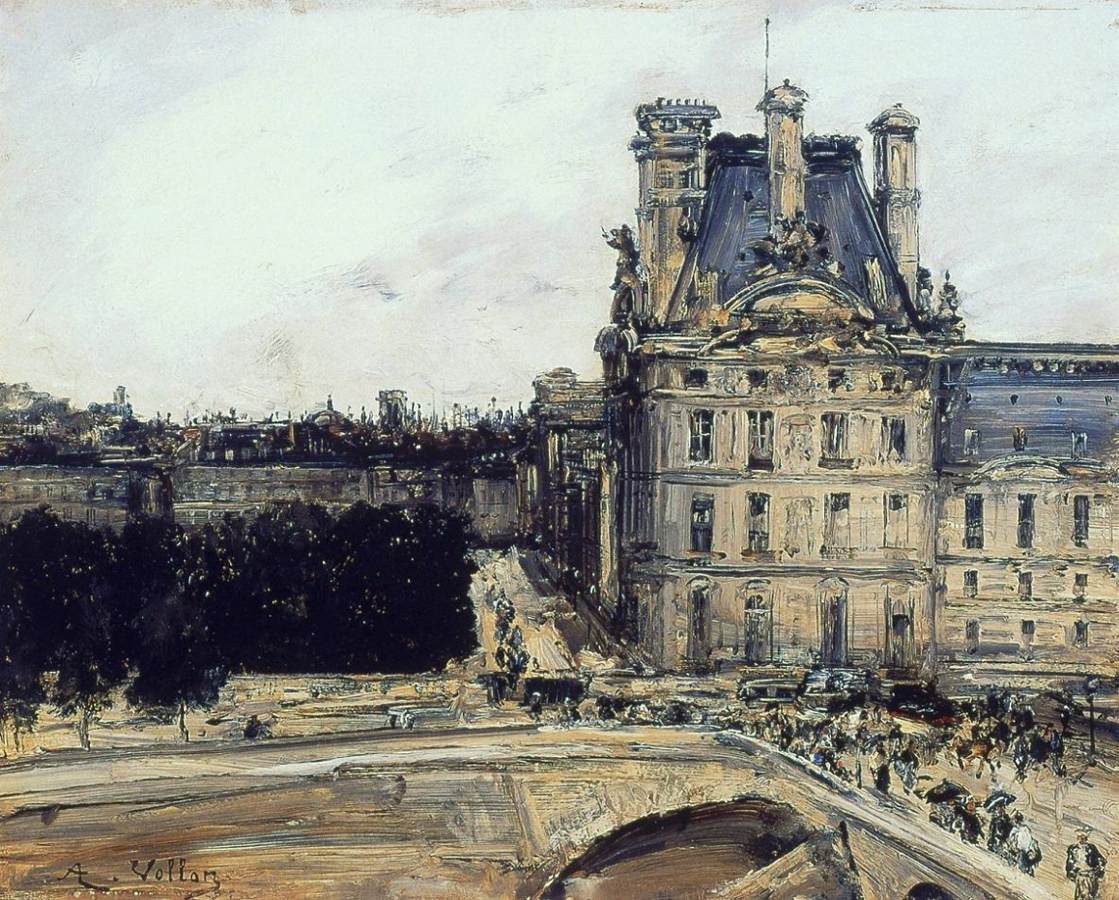 Ecke des Louvre