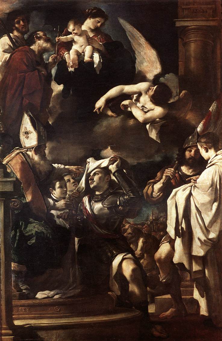 Saint William of Aquitaine Receiving the Hood