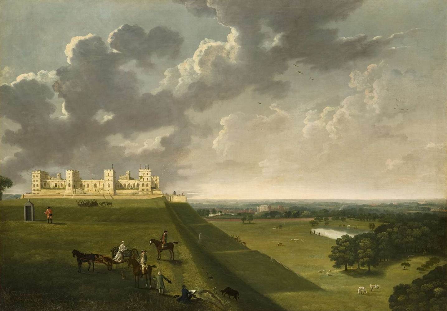 Vue du château de Windsor