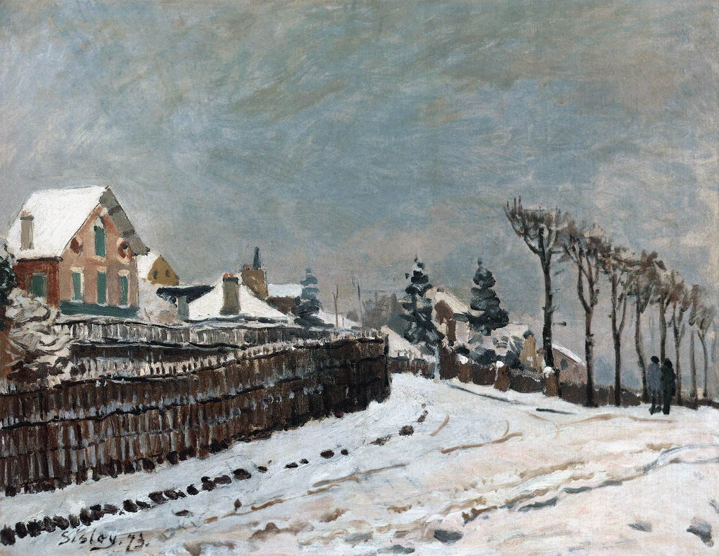 Neige à Louvciennes