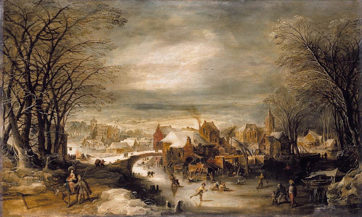 Winter Landscape with Flight into Egypt