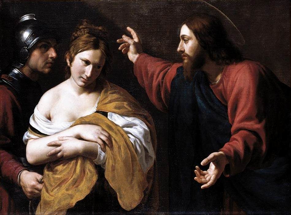 Kristus og kvinden taget i utroskab