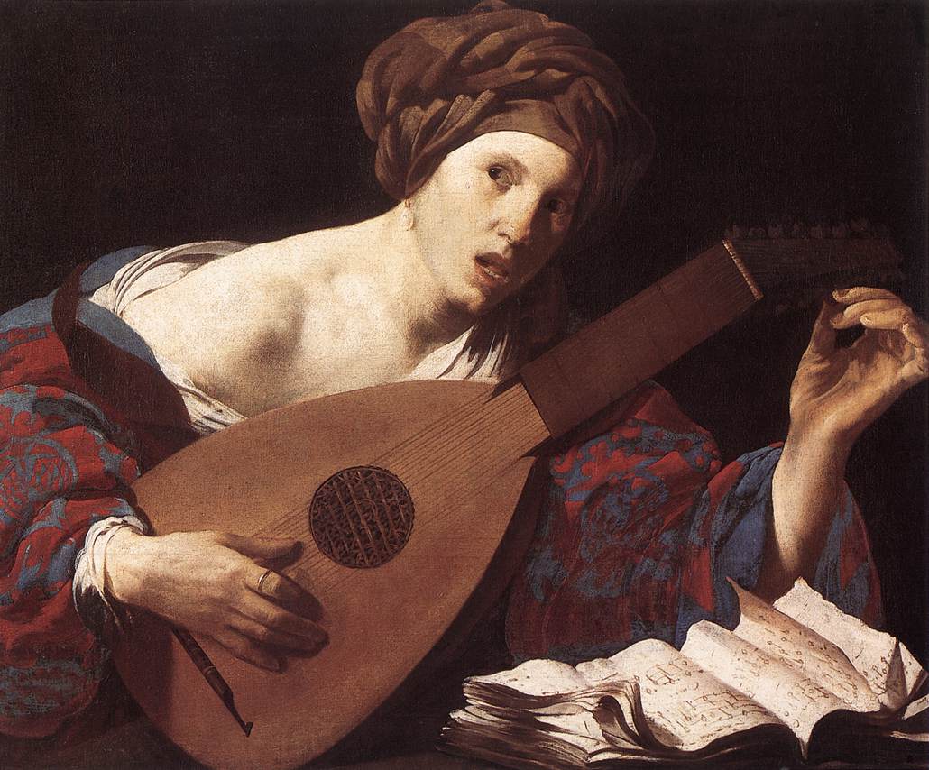 女人玩琵琶