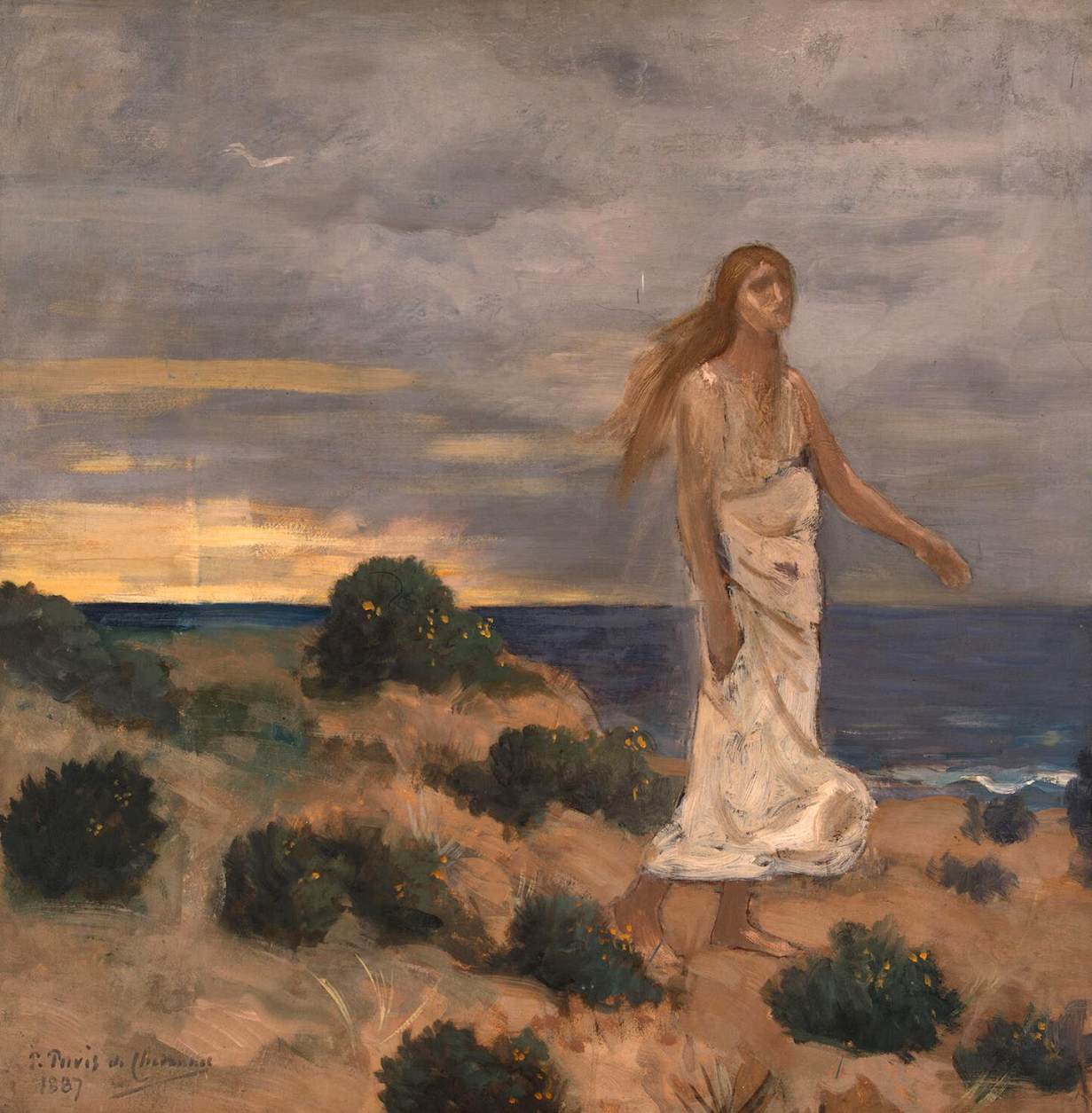 Woman on the beach