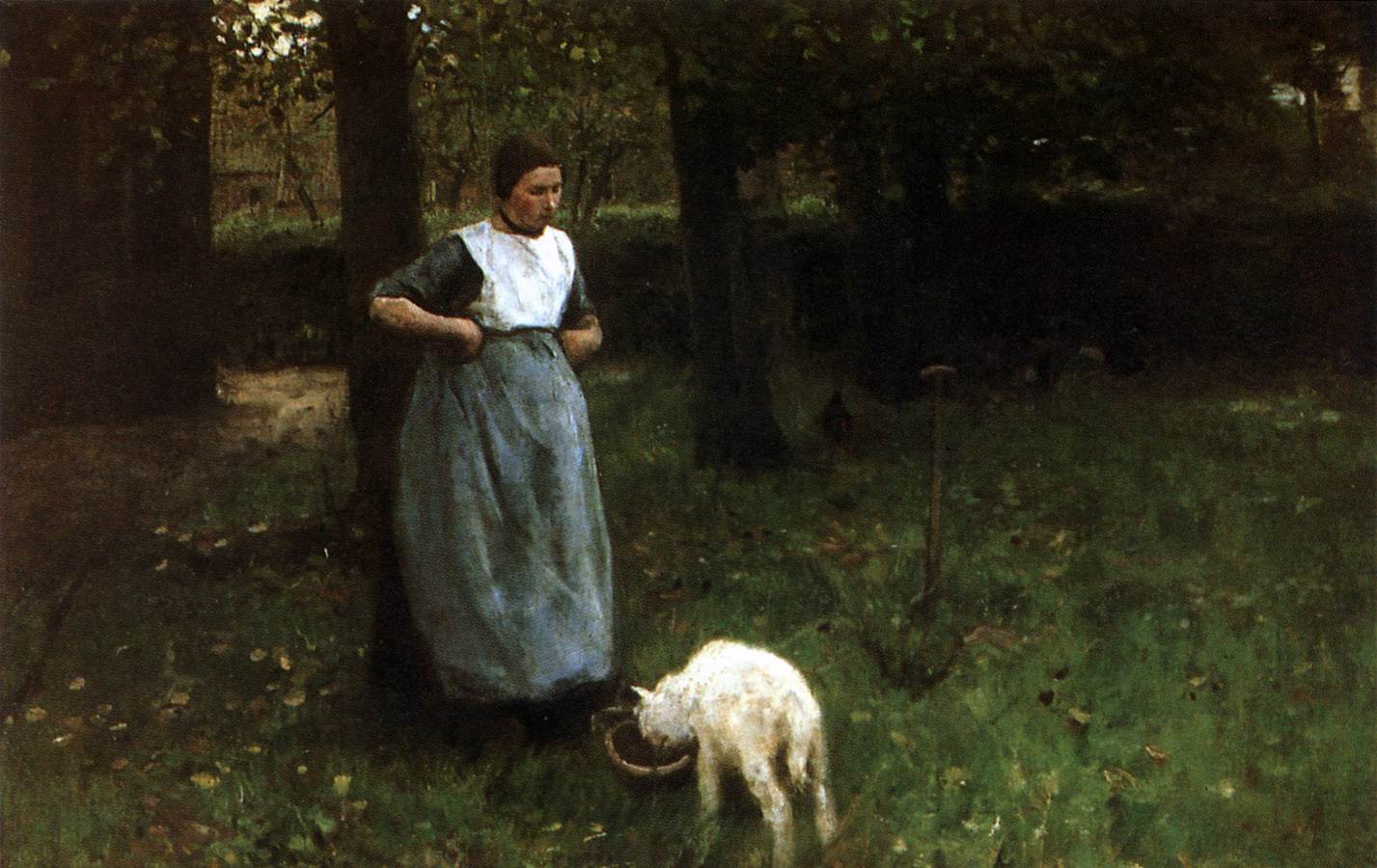 Laren Woman with Goat