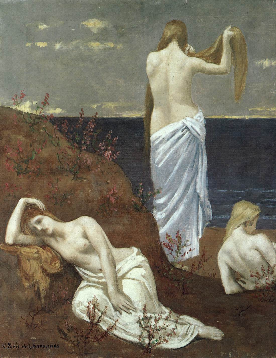 Young Women on the Seashore