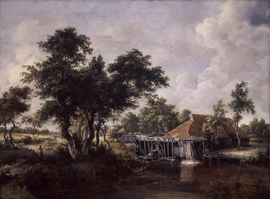 Wooded Landscape with Water Factory