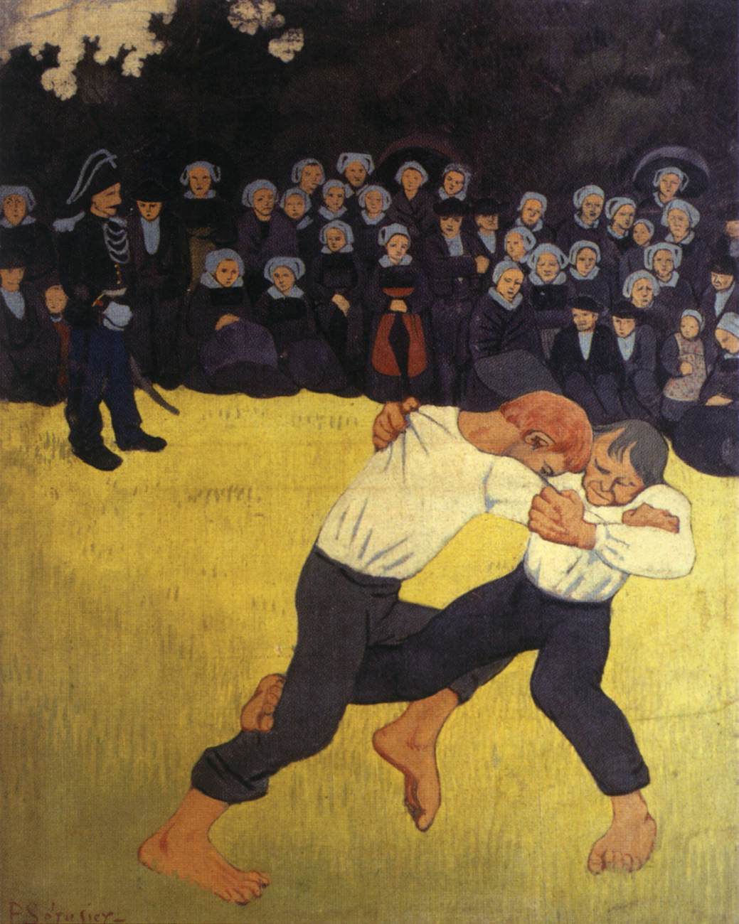 Wrestling match in Breton