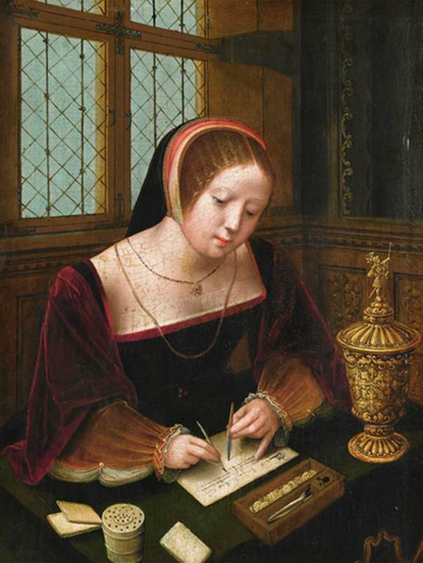 Lady Writing at a Desk