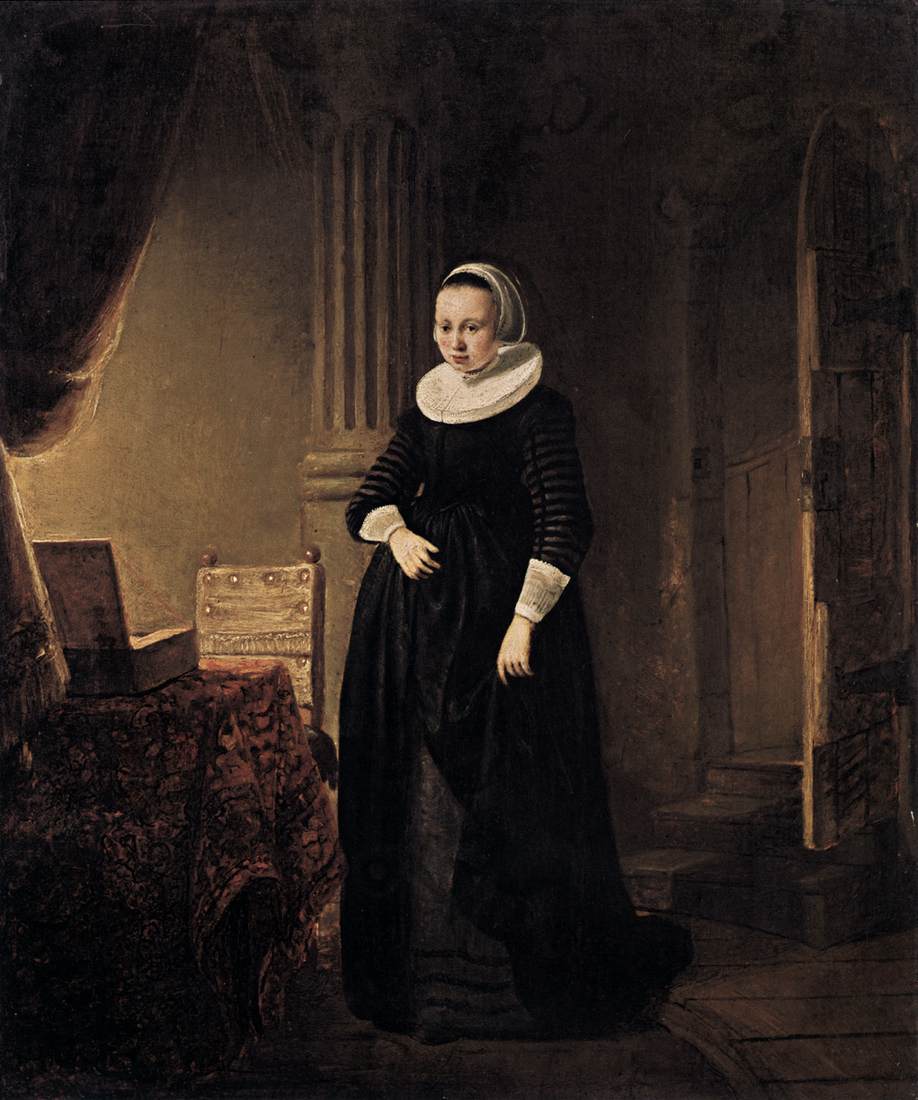 Young Woman in an Interior